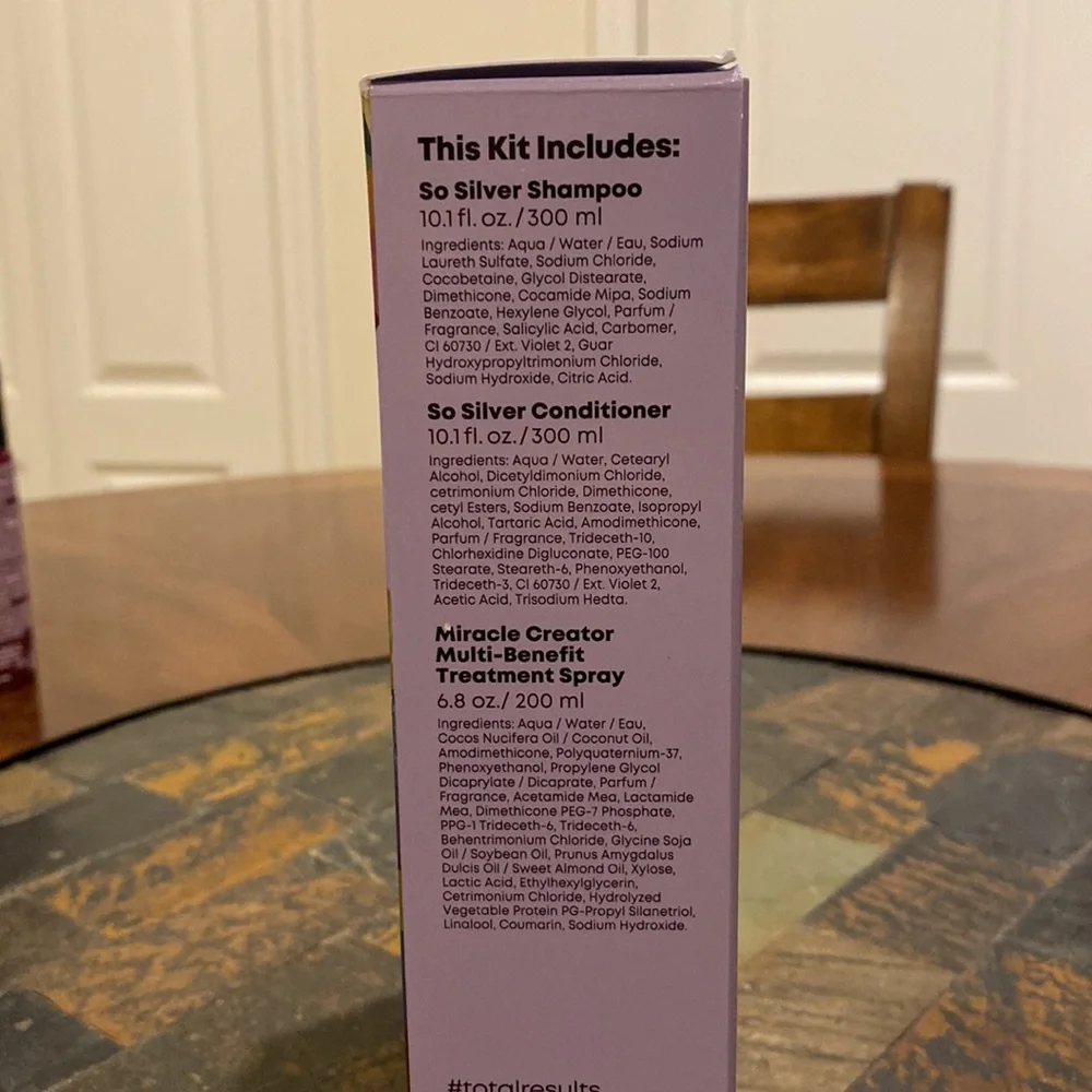 Matrix Total Results So Silver Shampoo Conditioner Miracle Creator 10.1 oz